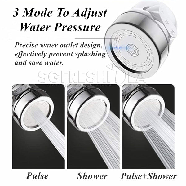 Kitchen Sink Faucet Tap Aerator | Bathroom Shower Taps Sprayer | Rotatable | Water Saving