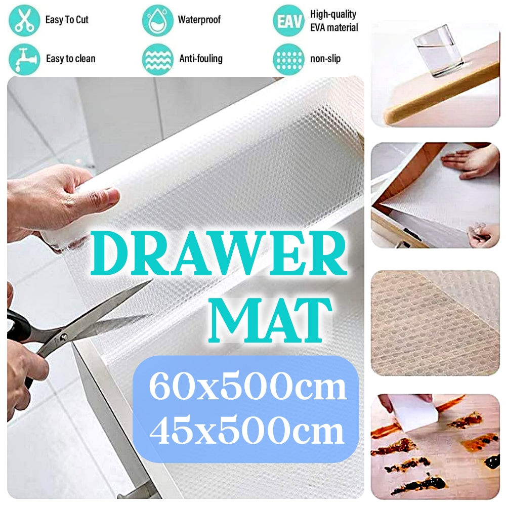Drawer Liner Mat Waterproof Shelf