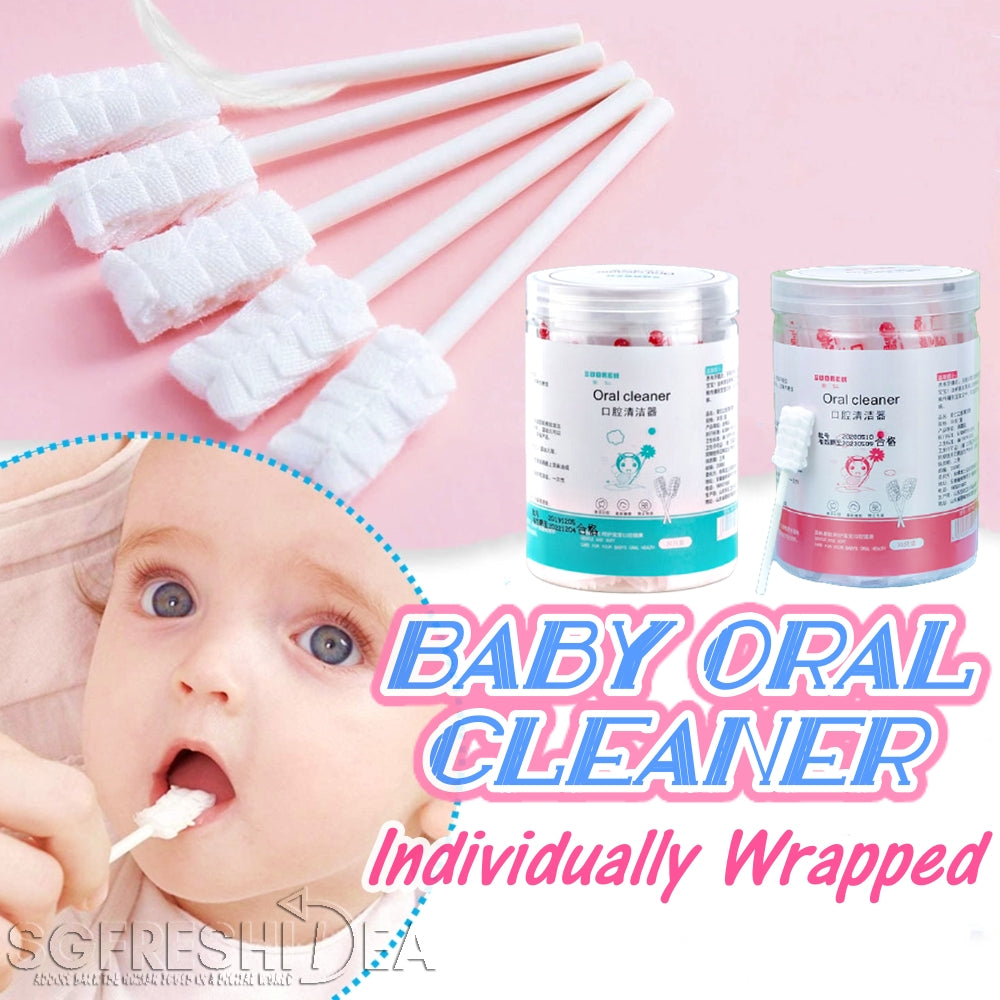 Disposable Baby Oral Mouth Cleaner Toothbrush Swab Wipes Tongue Soft Gauze Infant Newborn Finger Cleaning Wipe Newborn