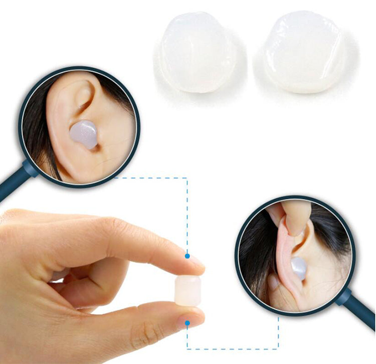 Soft Silicone Putty Moldable Ear Plugs | Sleeping Earplugs | Reusable